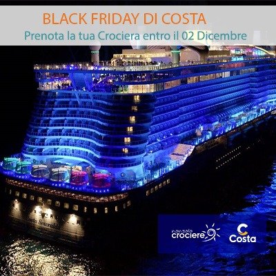 Black Friday Days Costa Crociere 